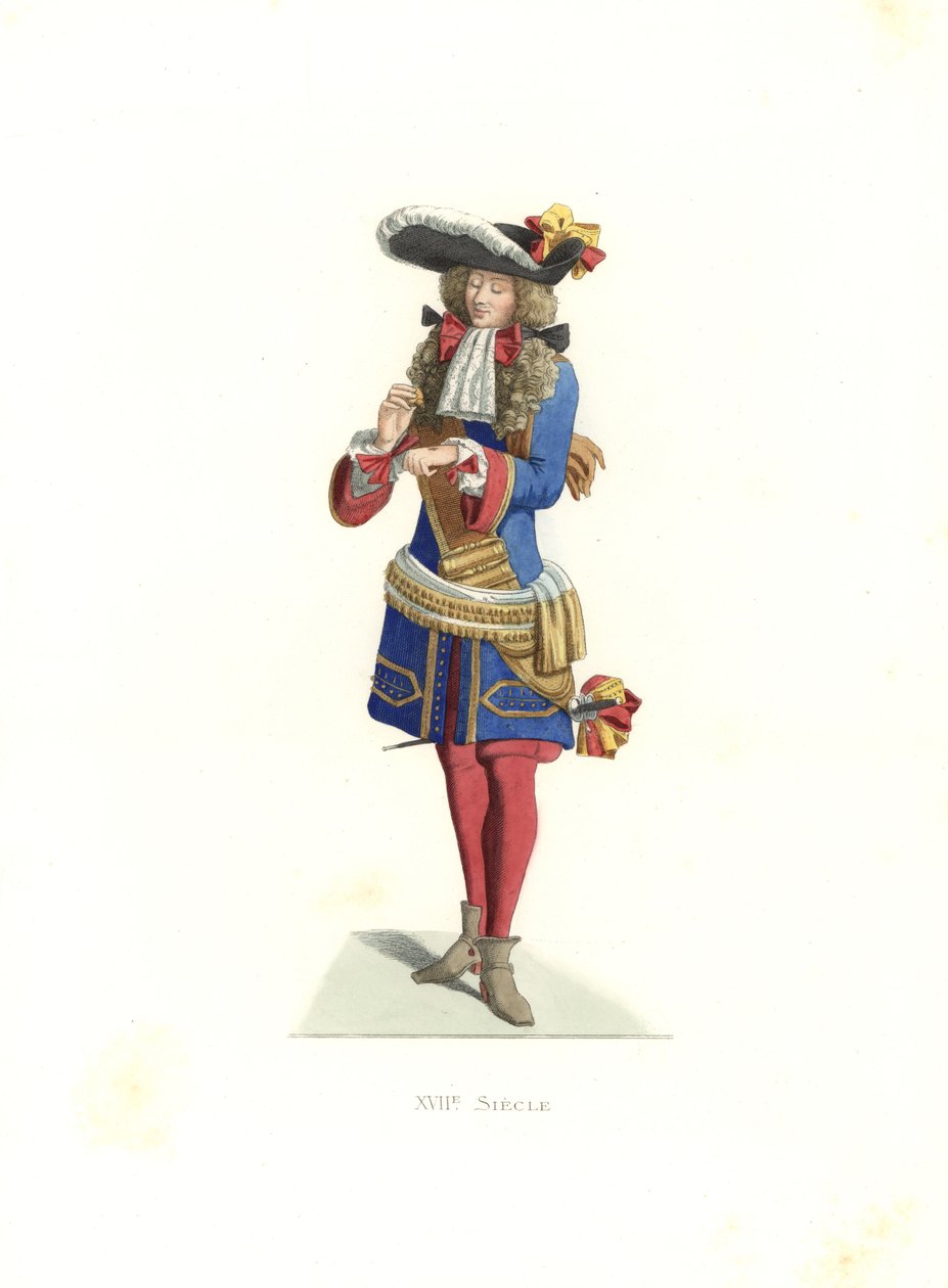 Královský důstojník, Francie od Edmond Lechevallier Chevignard