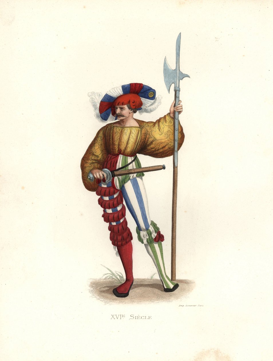 Halberdier od Edmond Lechevallier Chevignard