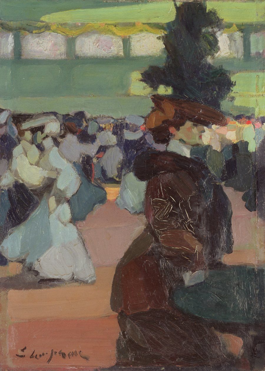 Bar Tabarin, kolem roku 1905 (olej na plátně) od Edmond Lempereur
