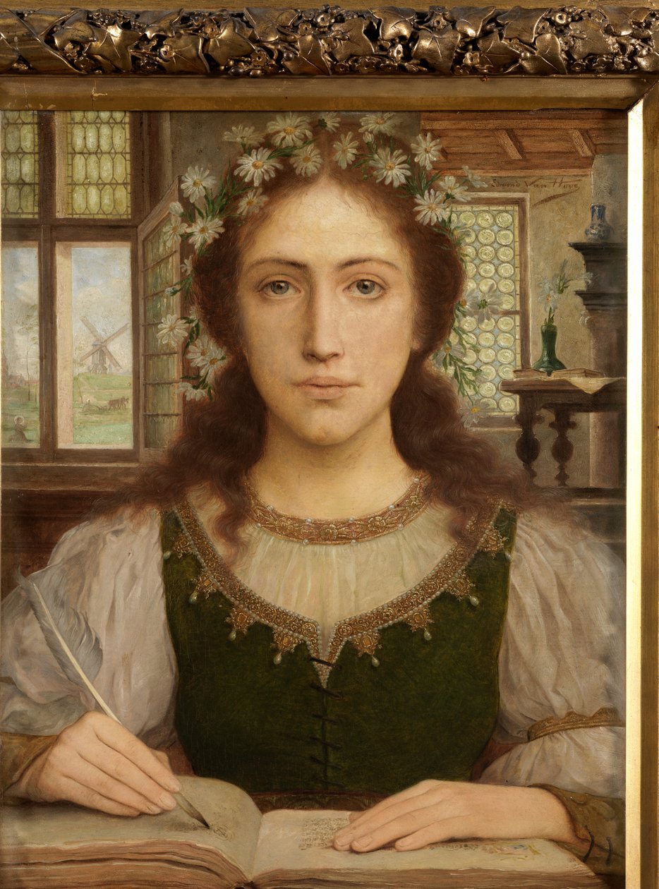 Detail legendy, z historie - čas - legenda od Edmond Theodor van Hove