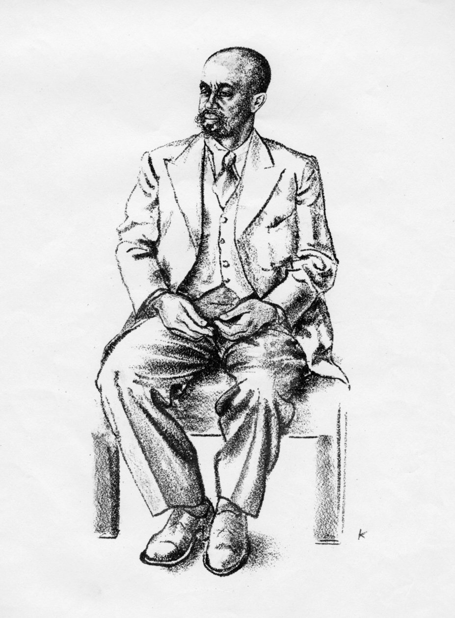 Bedjironde Tecle Hawariate, etiopský státník, 1935 od Edmond Xavier Kapp