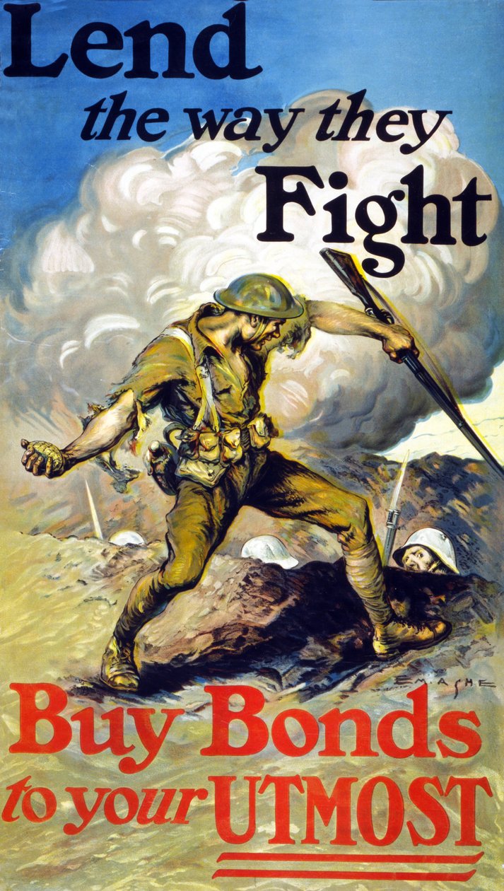 Lend the way they Fight, 1918 od Edmund Ashe