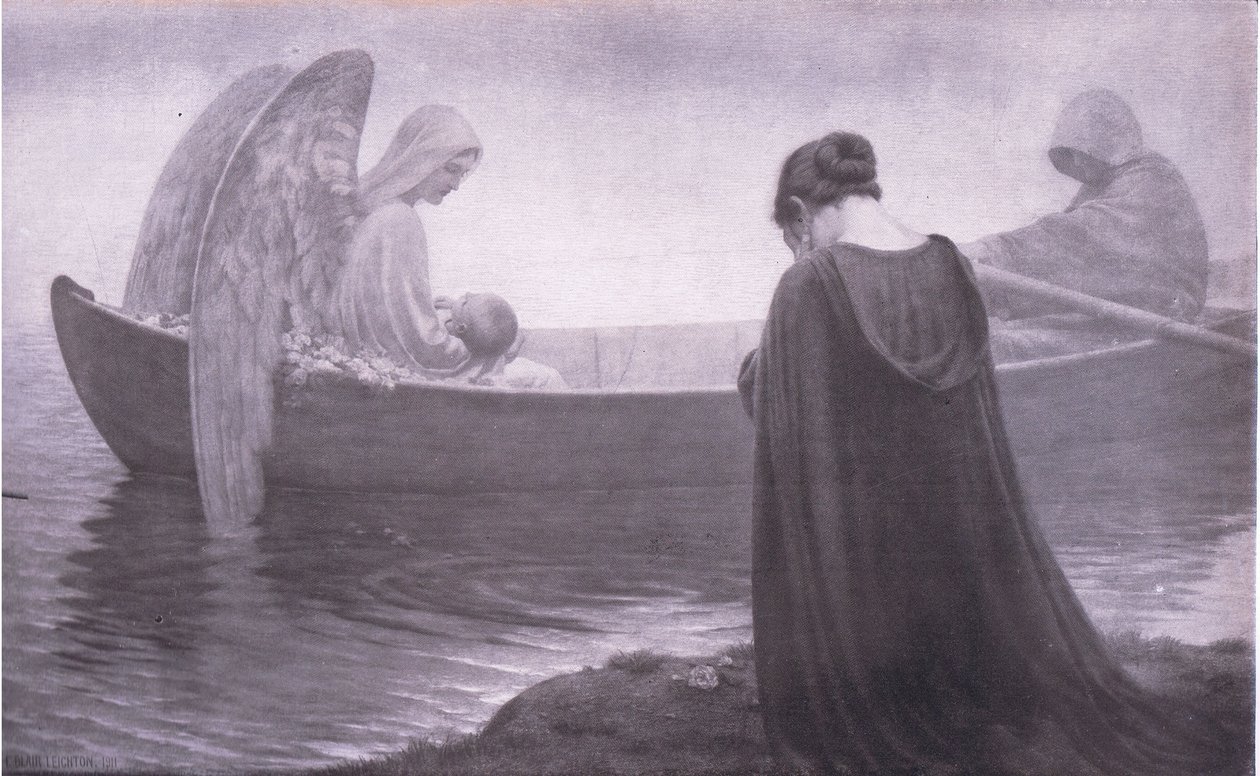 Do neznámé země, Bibbys Annual, 1916-1917 od Edmund Blair after Leighton