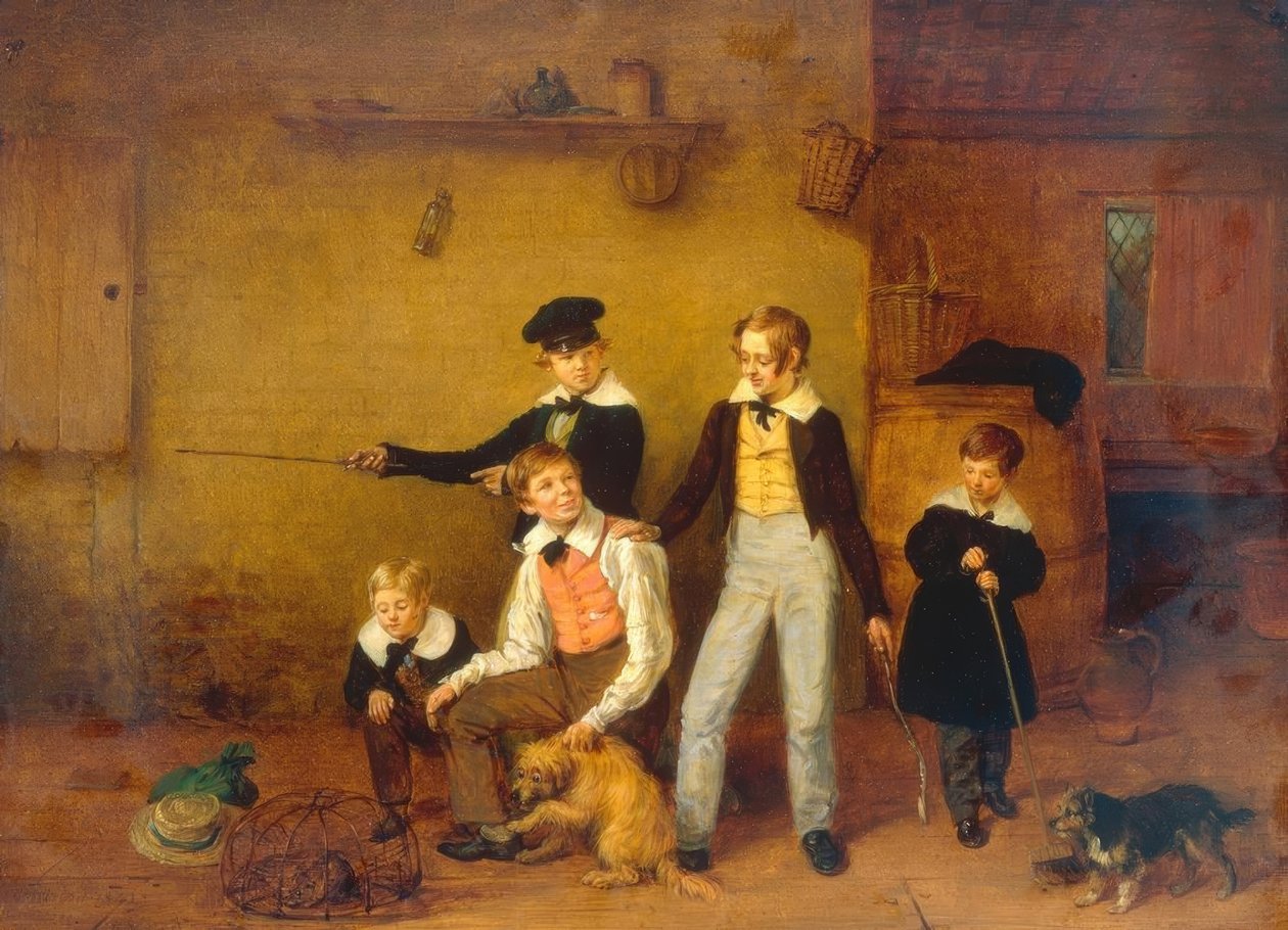Kluci se svými mazlíčky od Edmund Bristow