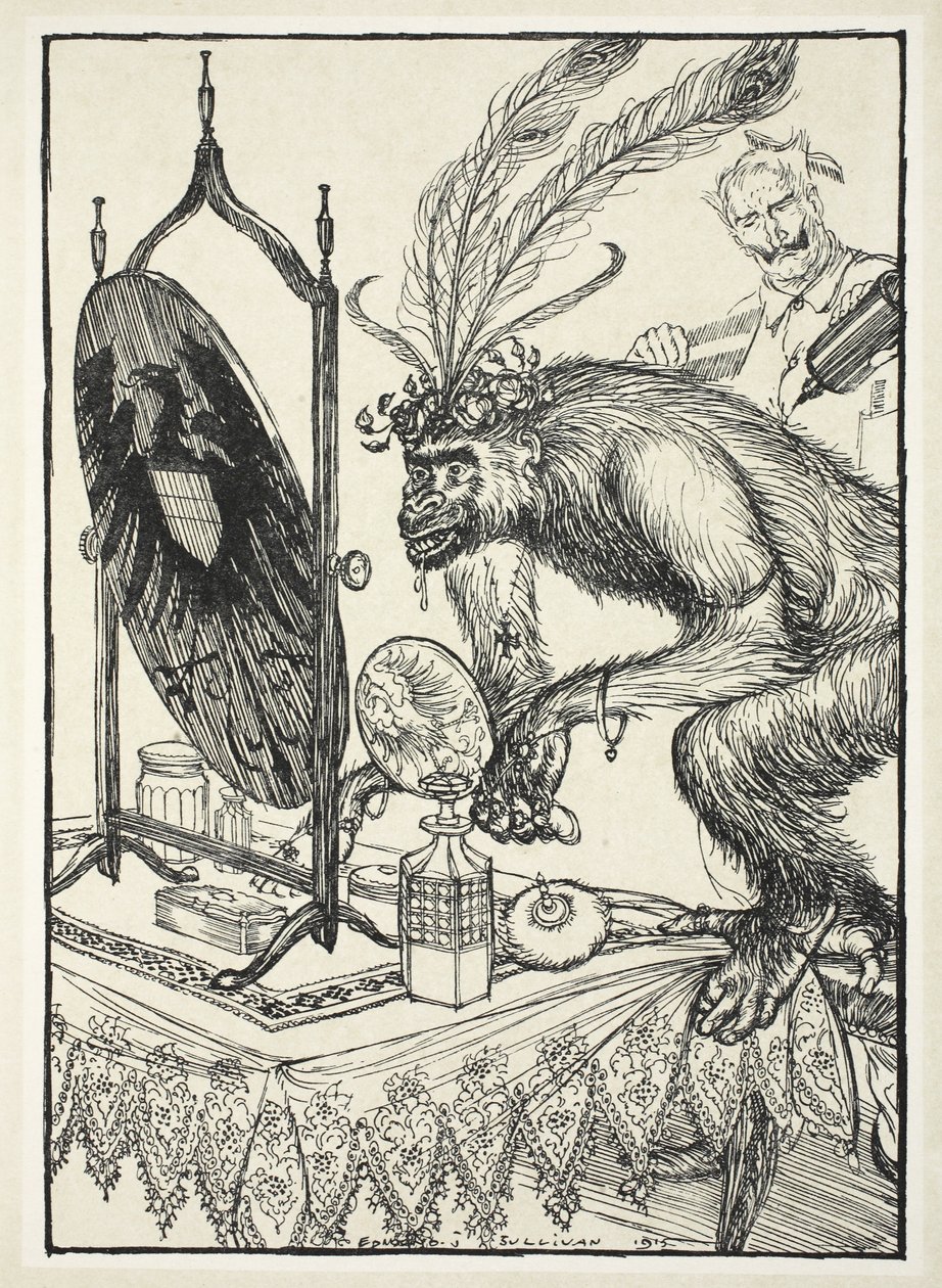 Paluba "Kultur", ilustrace z knihy The Kaiser