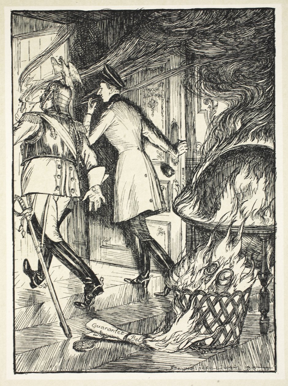 Dýmkový zapalovač (Záruka belgické neutrality), ilustrace z Kaiser