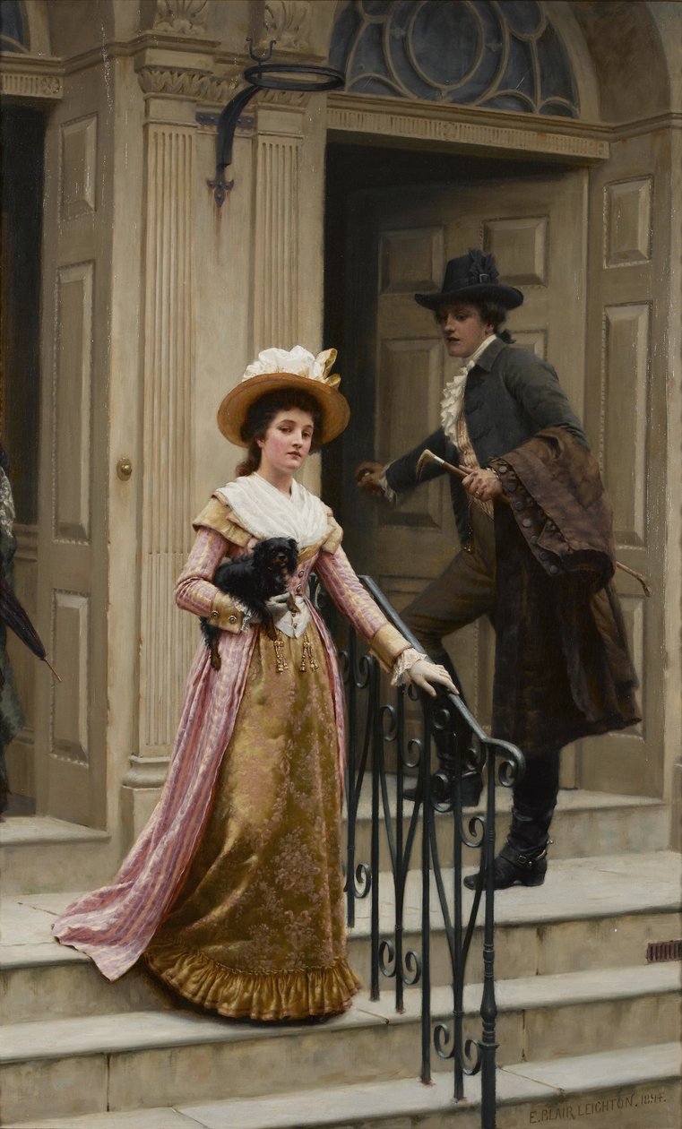 Můj soused od vedle od Edmund Leighton