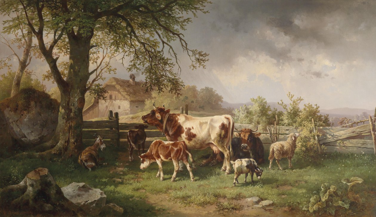 Idyla na farmě od Edmund Mahlknecht