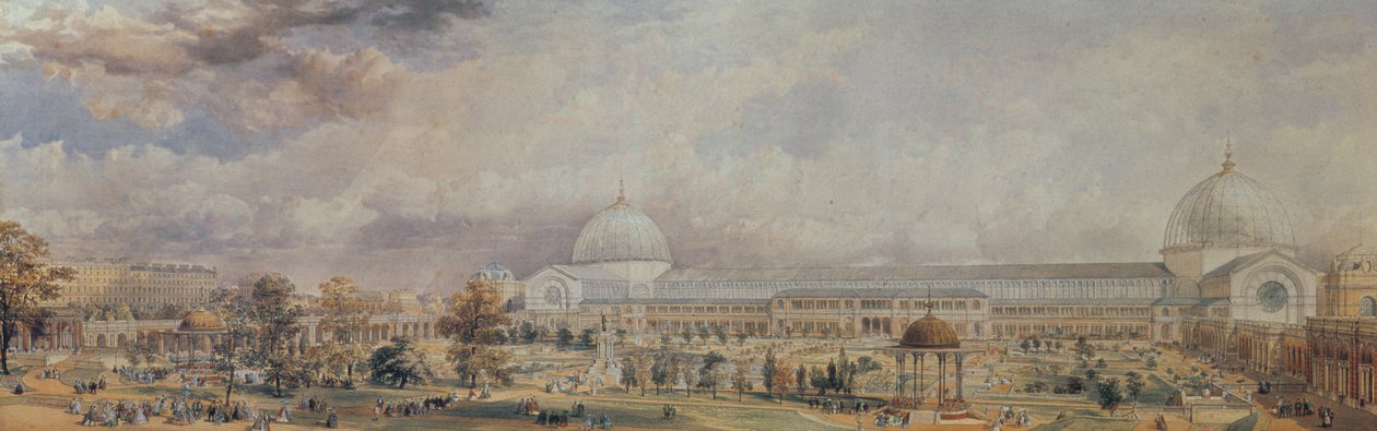 Mezinárodní výstava 1862 (čb na papíře) od Edmund Walker