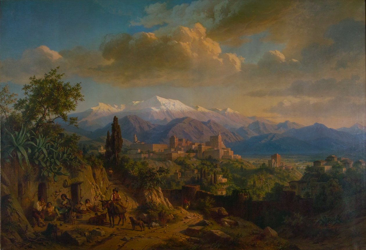 Granada, 1886, olej na plátně od Edmund Wodick