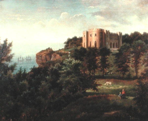 Pennsylvania Castle, Isle of Portland, Dorset od Edmund Birckhead Bensell