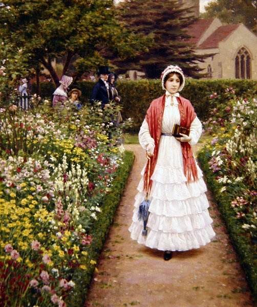 Po servisu od Edmund Blair Leighton