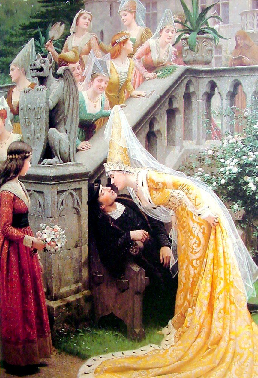 Alain Chartier, 1903. od Edmund Blair Leighton
