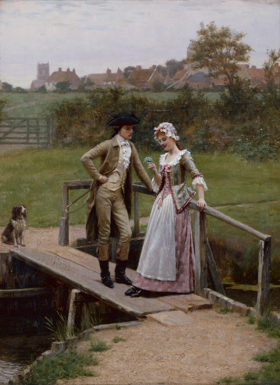 Forget Me Nots od Edmund Blair Leighton