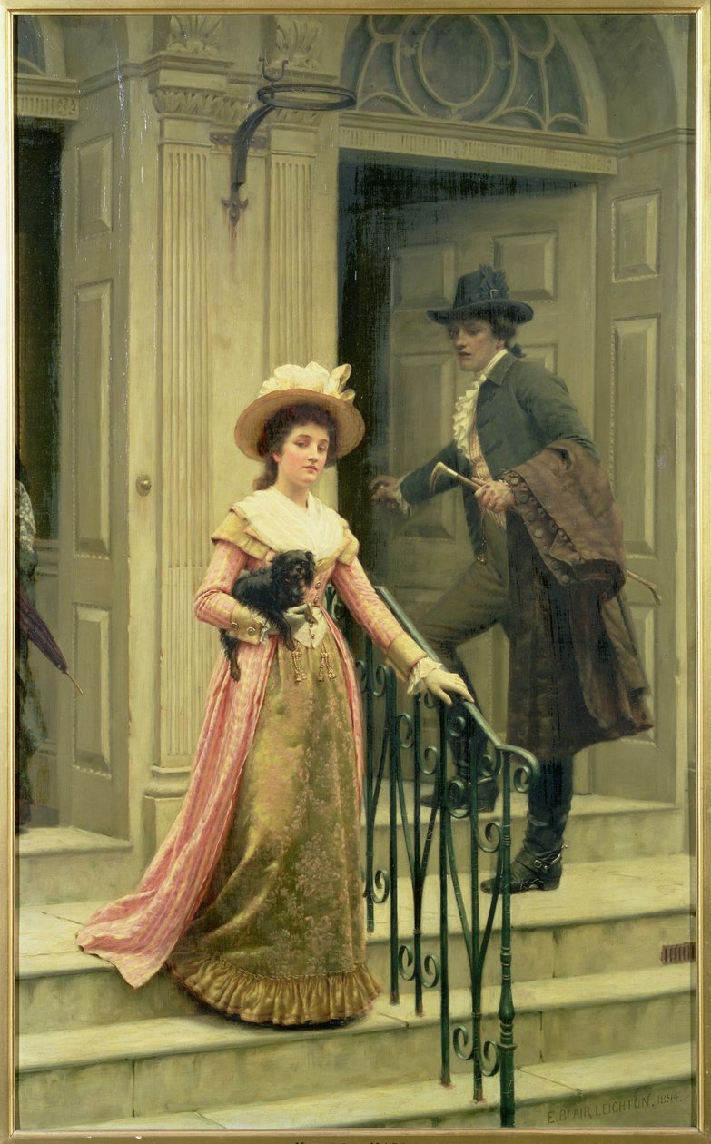Můj soused od vedle, 1894 od Edmund Blair Leighton