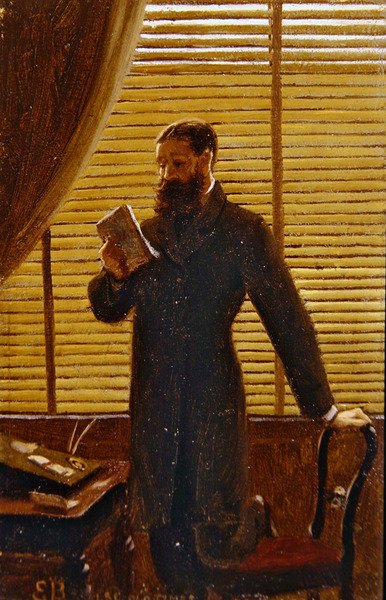 Staré časy (olej na palubě) od Edmund Blair Leighton