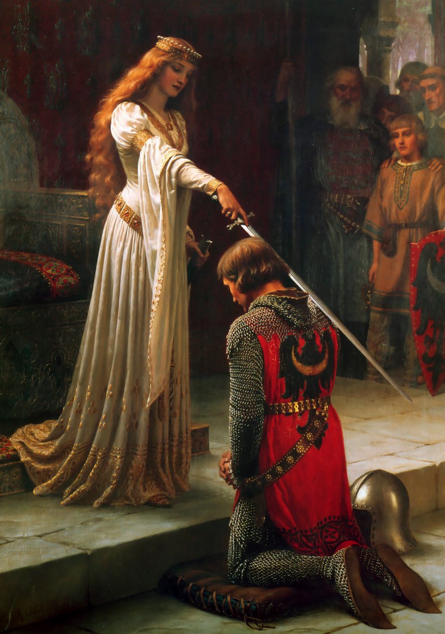 Pocta, 1901. od Edmund Blair Leighton
