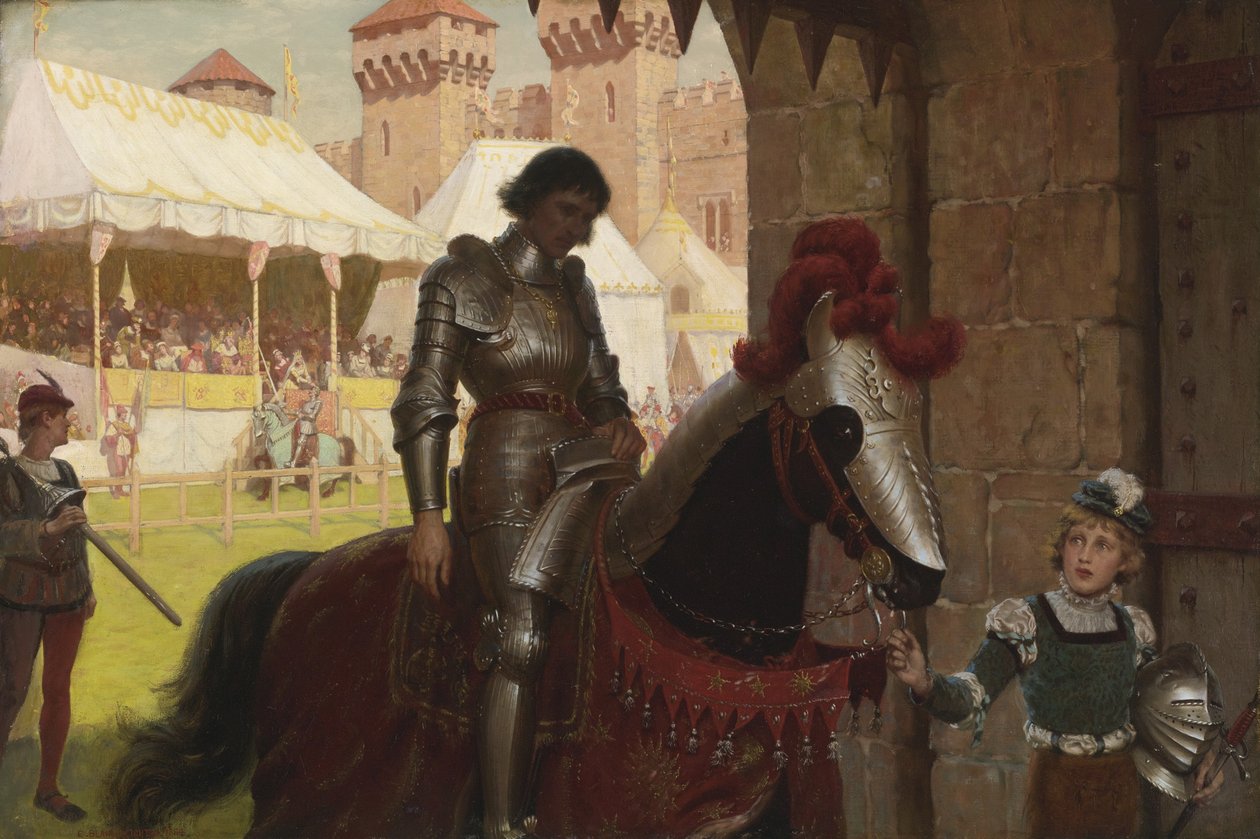 Poražen, 1884 od Edmund Blair Leighton