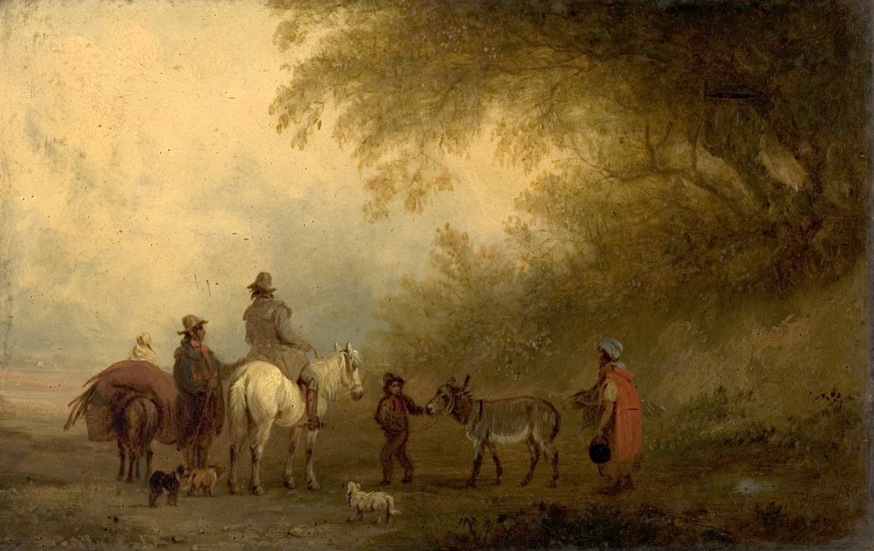 Útočný tábor Cikánů od Edmund Bristow