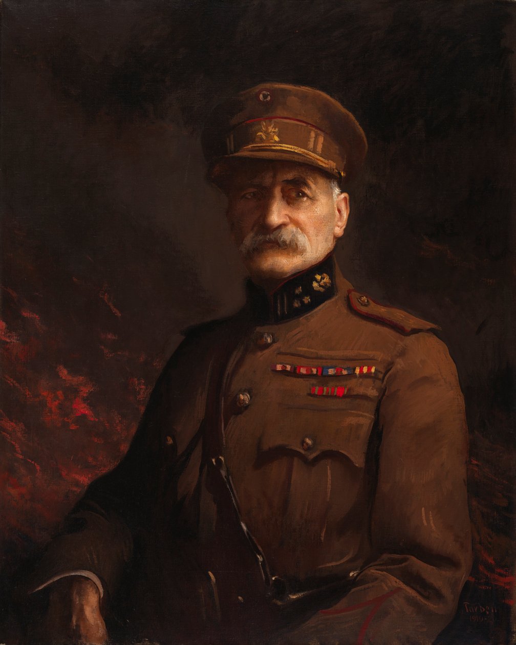 Generál Georges Leman, velitel opevněného města Lutych, 1919-1920. od Edmund Charles Tarbell