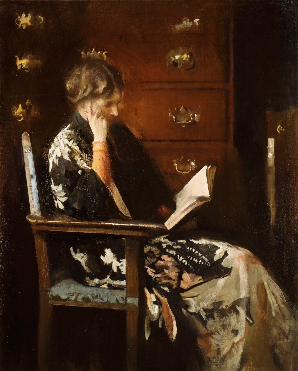 Marie čtení od Edmund Charles Tarbell