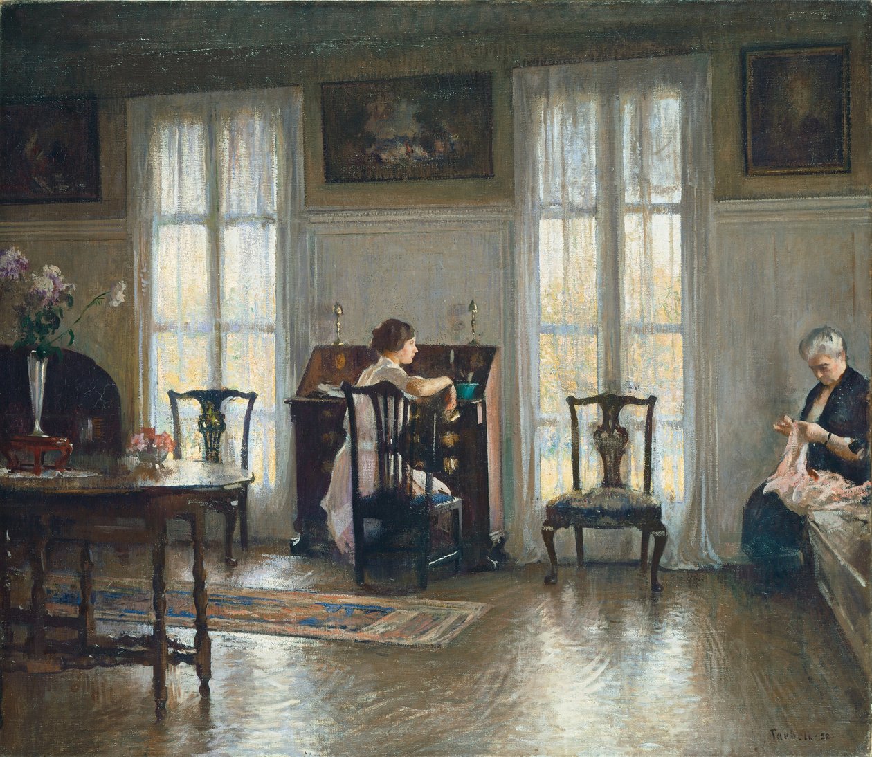 Matka a Marie od Edmund Charles Tarbell
