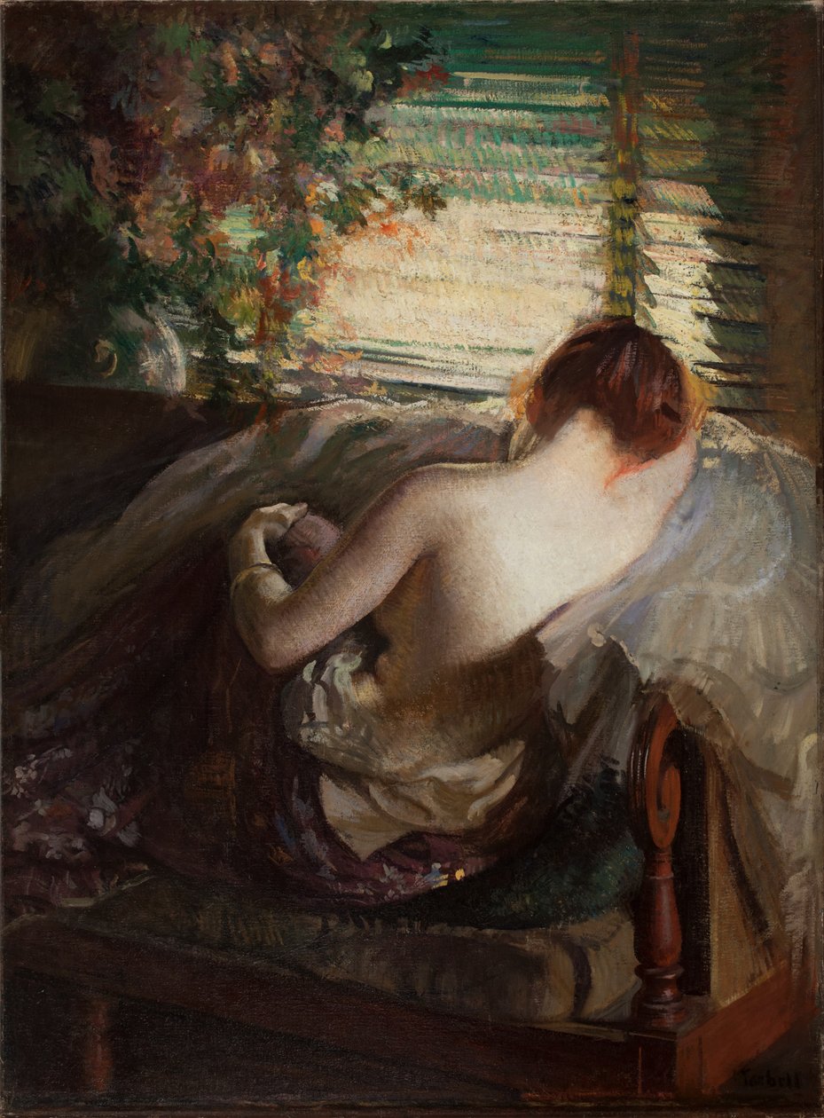žaluzie od Edmund Charles Tarbell