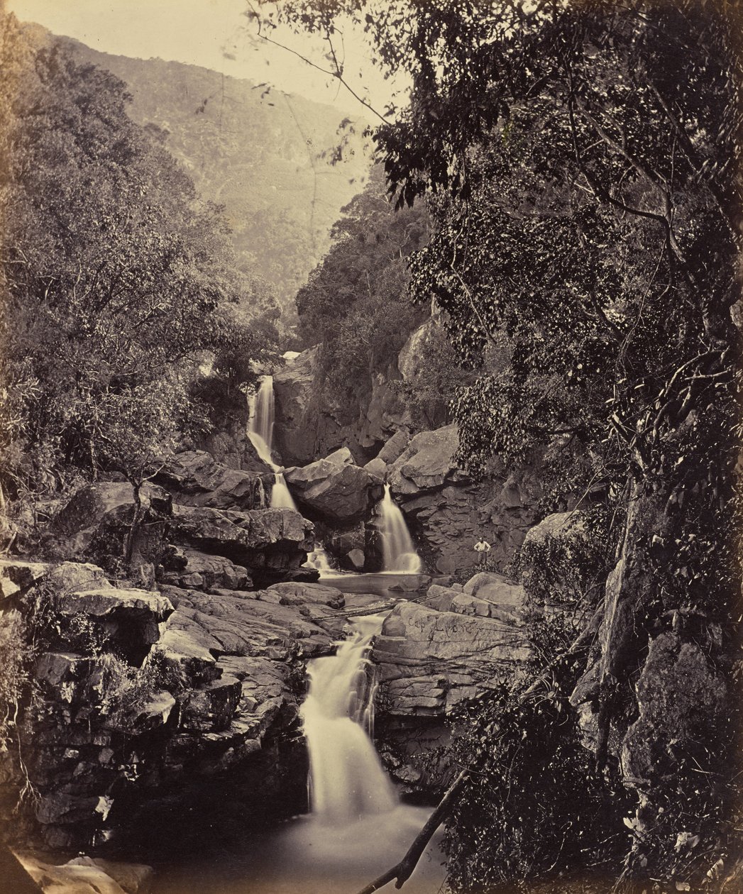 Vodopády světla. Coonoor Ghant od Edmund David Lyon