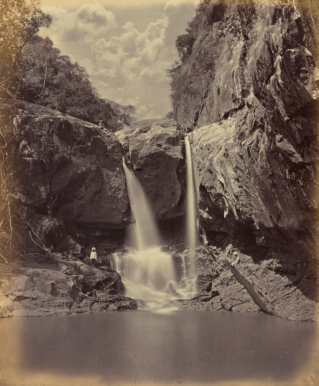 Nízké vodopády. Coonoor Ghant od Edmund David Lyon