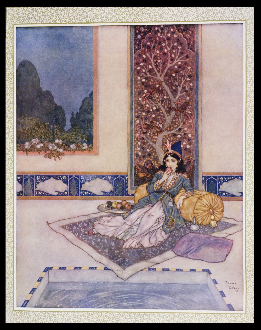 Princezna, která jí ovoce od Edmund Dulac