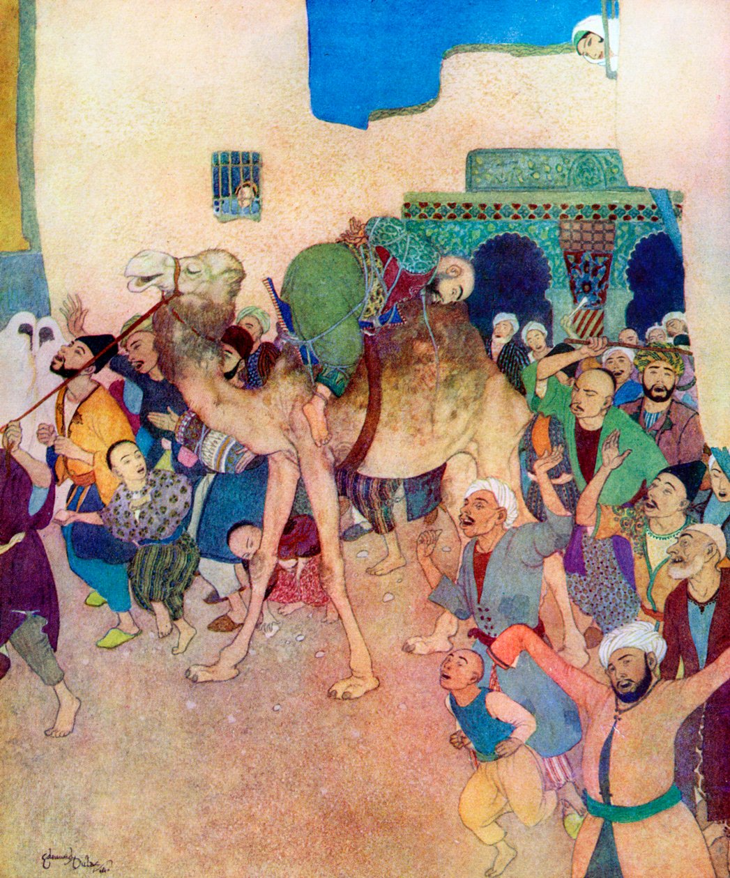 „Hle, odměna těm, kteří se vměšují do záležitostí jiných lidí“, c1900-1950 od Edmund Dulac