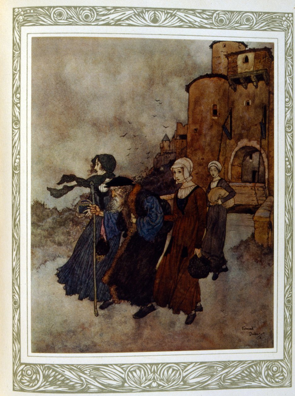 Francouzské vydání Příběhů Hanse Christiana Andersena (tisk) od Edmund Dulac