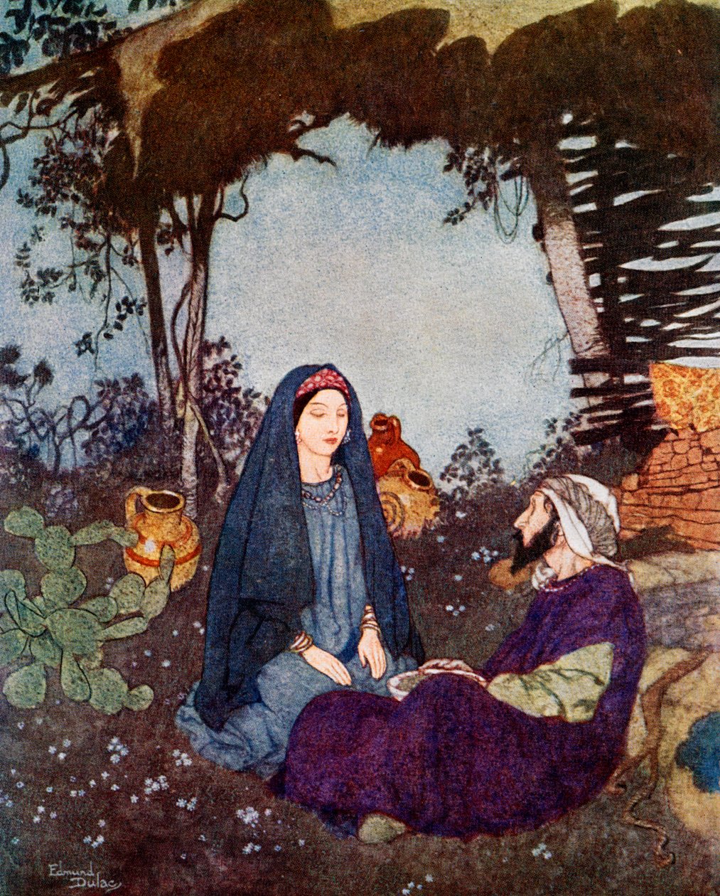 „Kdyby byl dezert mým domovem, nechal bych svět jít“, c1900-1950 od Edmund Dulac
