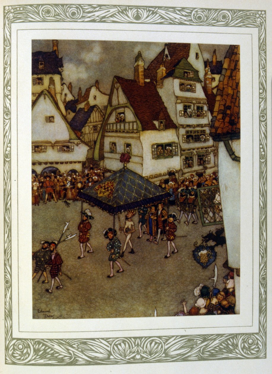 Ilustrované francouzské vydání Příběhů Hanse Christiana Andersona od Edmund Dulac