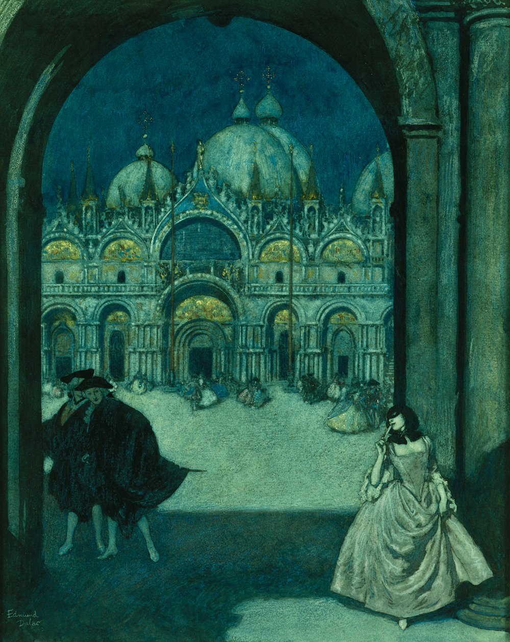 Na náměstí San Marco od Edmund Dulac