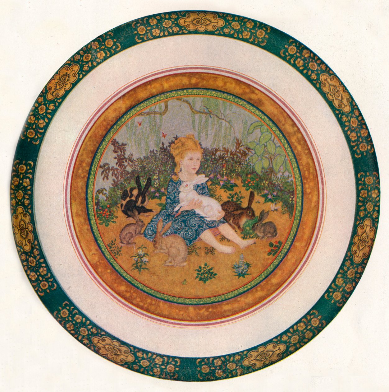 Portrét slečny Vivian St. George, 1917, 1919 od Edmund Dulac