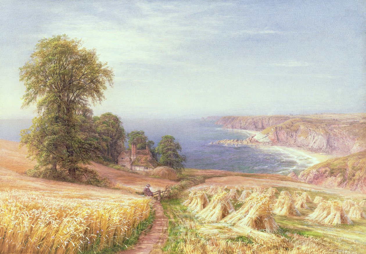 Čas sklizně u moře, 1881 od Edmund George Warren