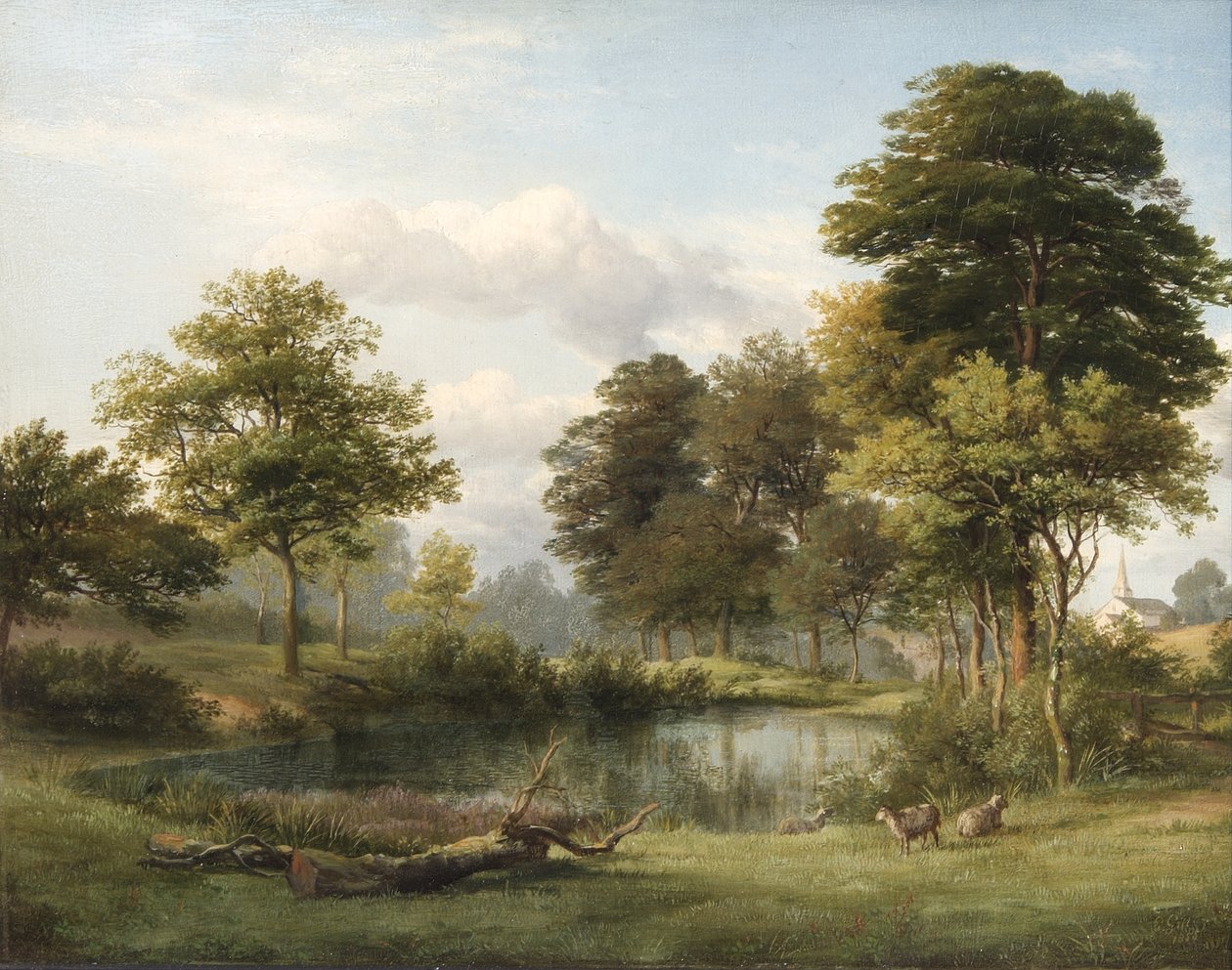 Scéna na Muswell Hill od Edmund Gill