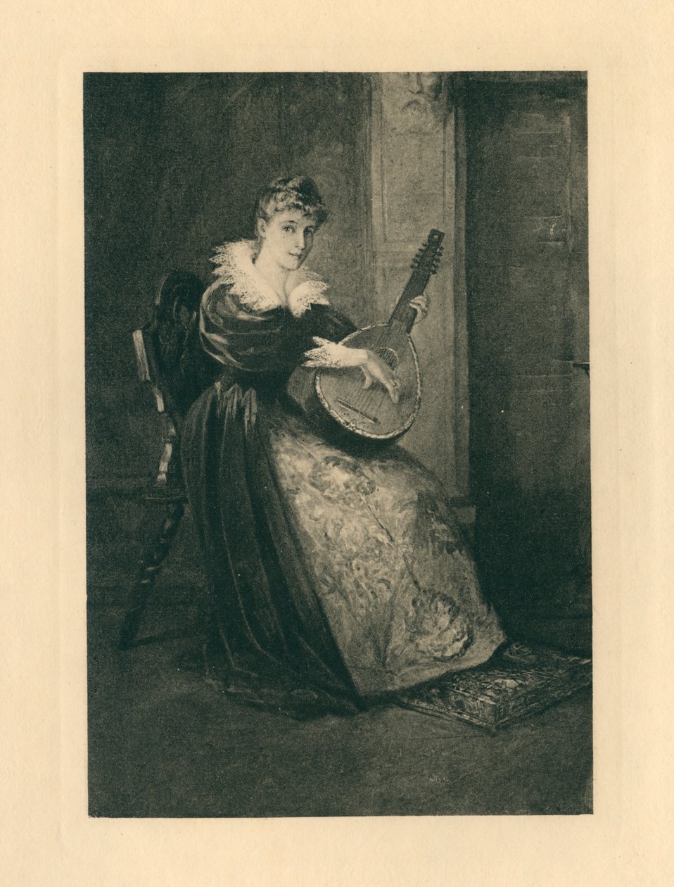 Pro alžbětinské písně na počest lásky a krásy (litografie) od Edmund Henry Garrett