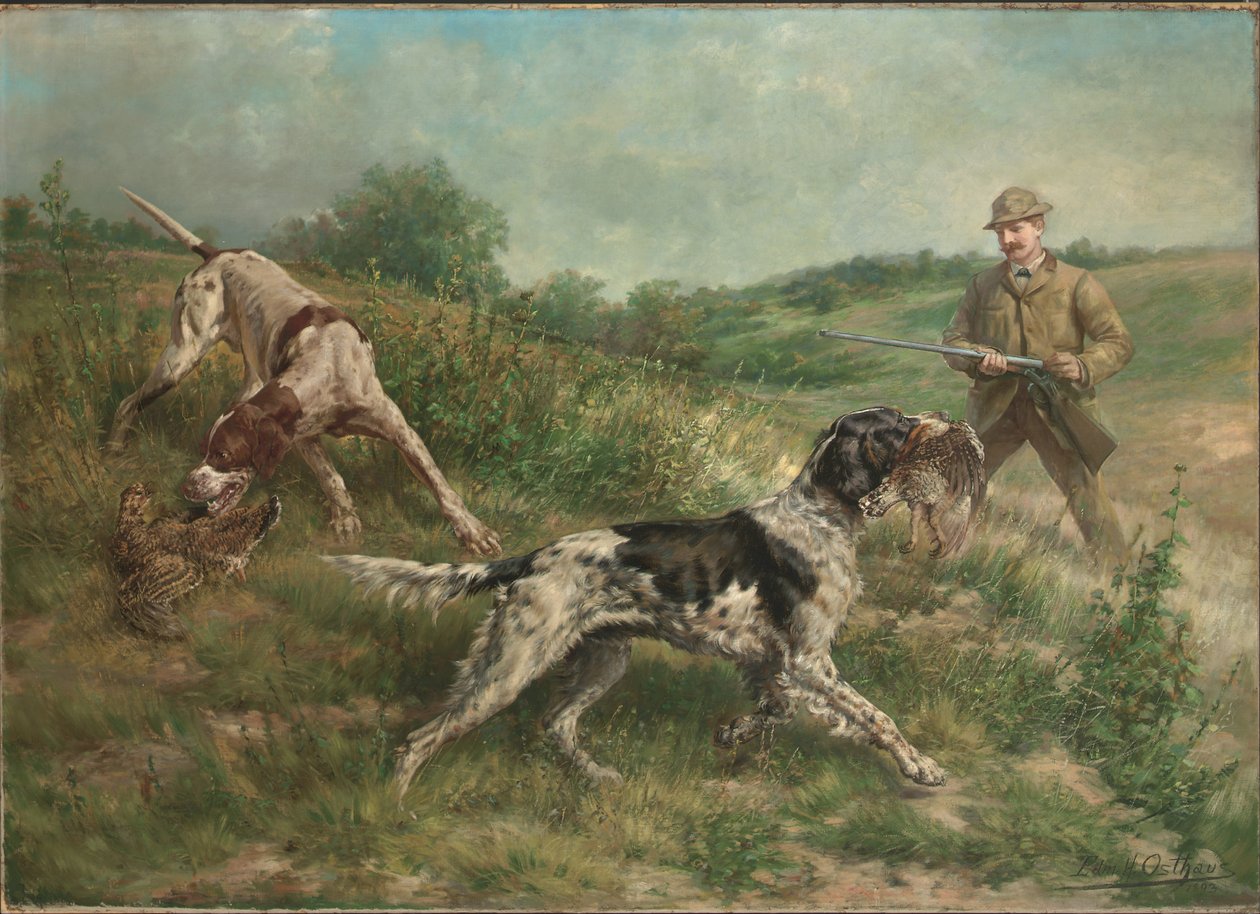 Lov ve vrchovinné krajině od Edmund Henry Osthaus