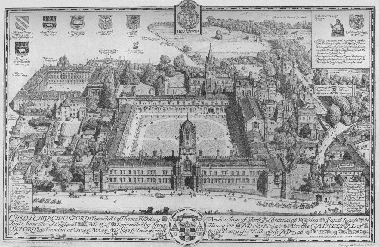 Christchurch, Oxford, 1916 od Edmund Hort New