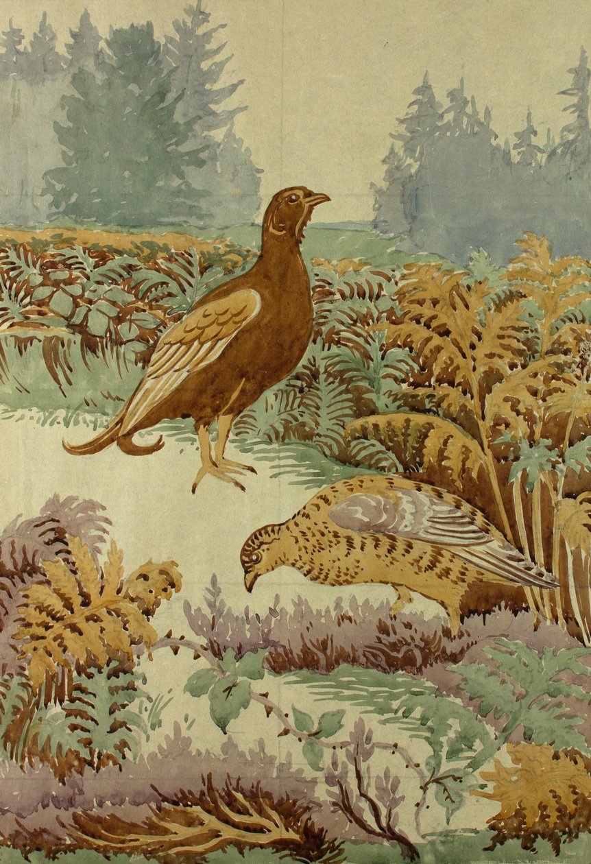 Společně na Mooru, kolem roku 1930 (kvaš na papíře) od Edmund Hunter