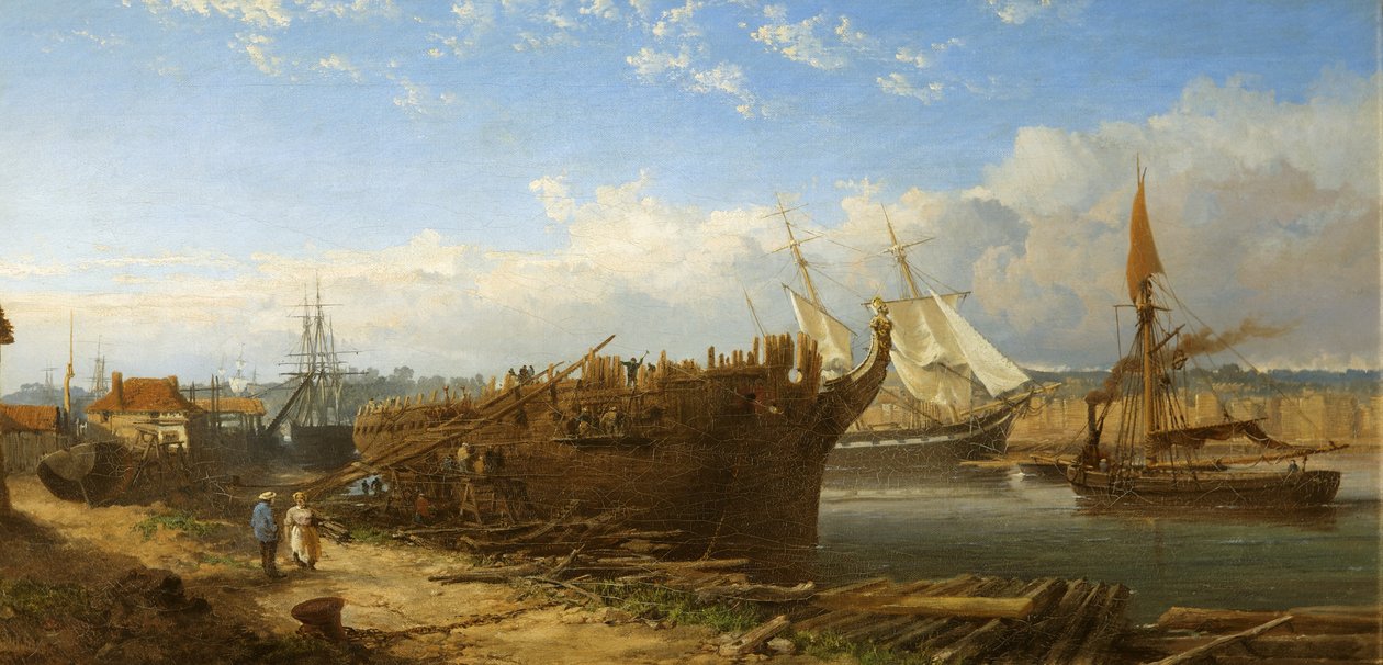 Plovoucí přístav Bristol od Edmund John Niemann