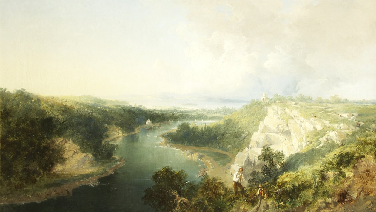 Avon a Severn z Clifton Down od Edmund John Niemann