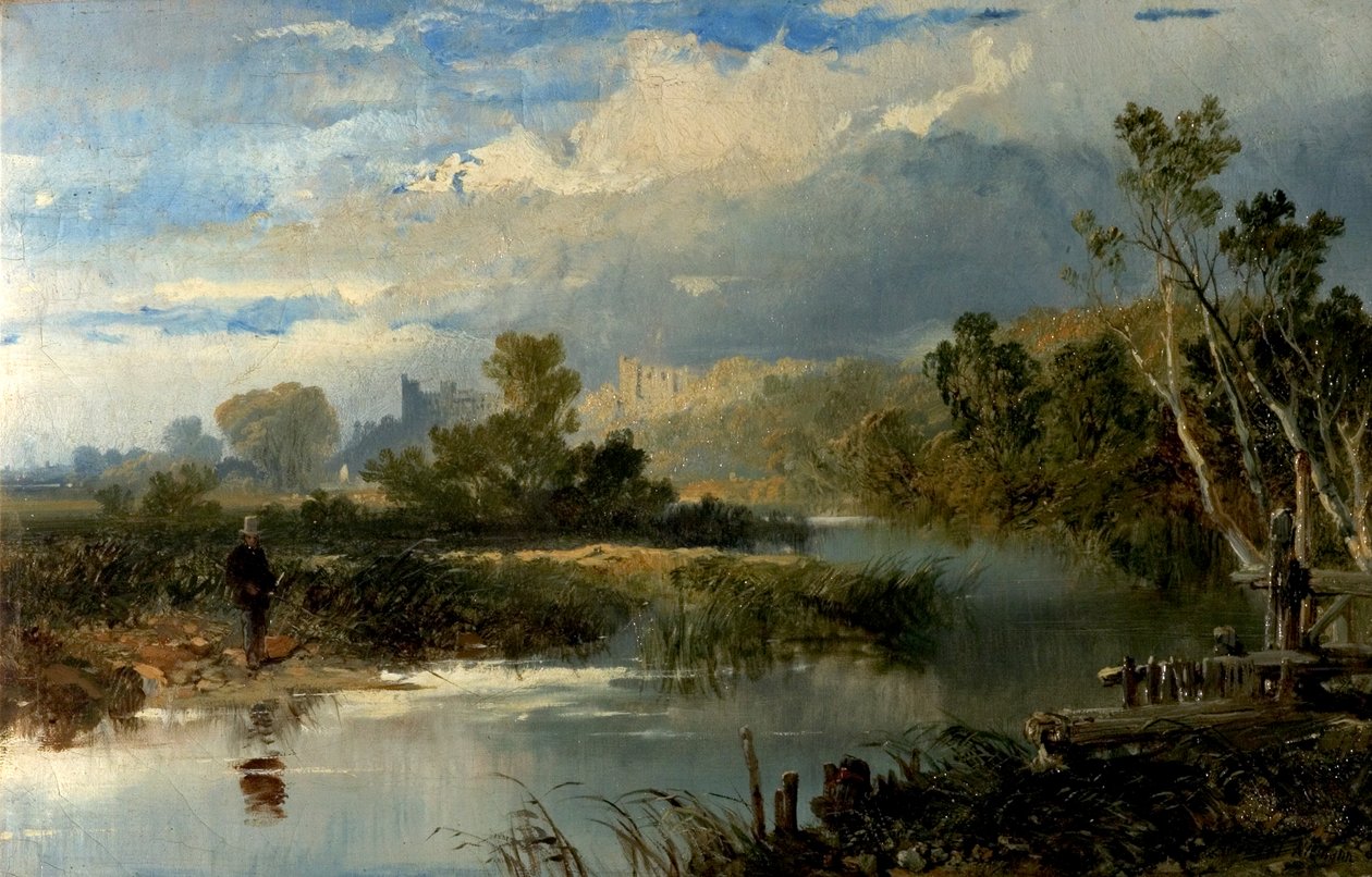 Pohled na Richmond Hall, Yorkshire od Edmund John Niemann