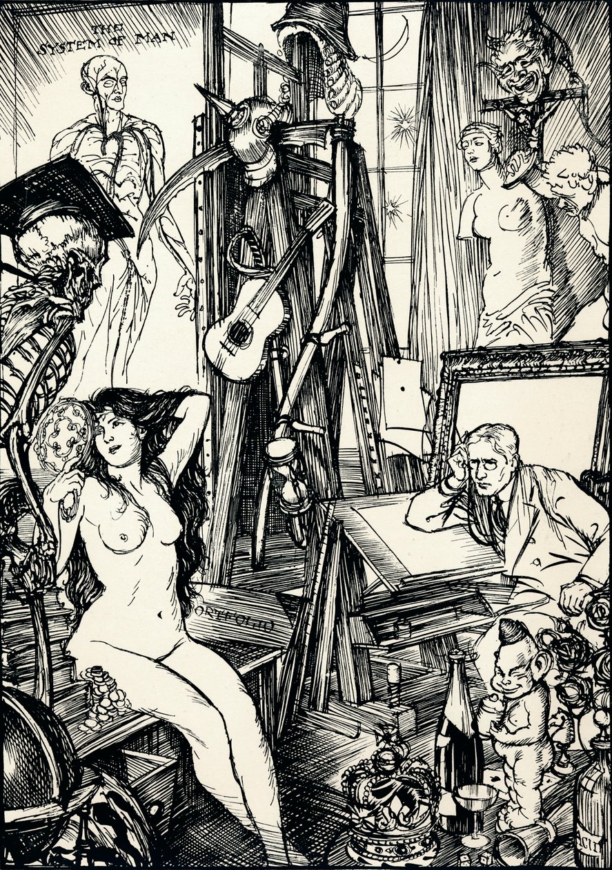The Cartoonist - Stage VI, c1920 od Edmund Joseph Sullivan