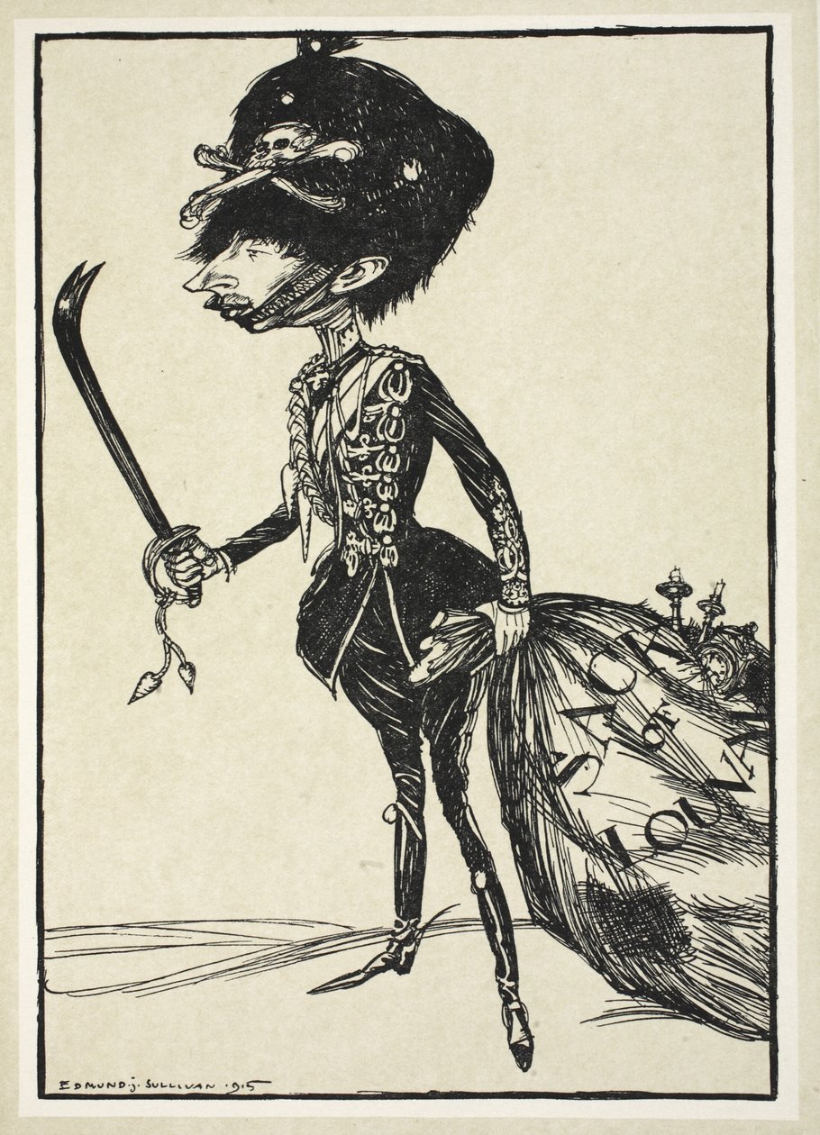 Naděje Hohenzollernů („Dobrý německý meč“), ilustrace z Kaiser
