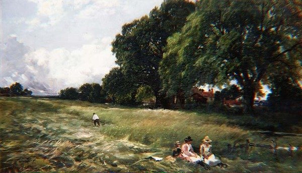 Hayfield v Danbury, Essex od Edmund Morison Wimperis