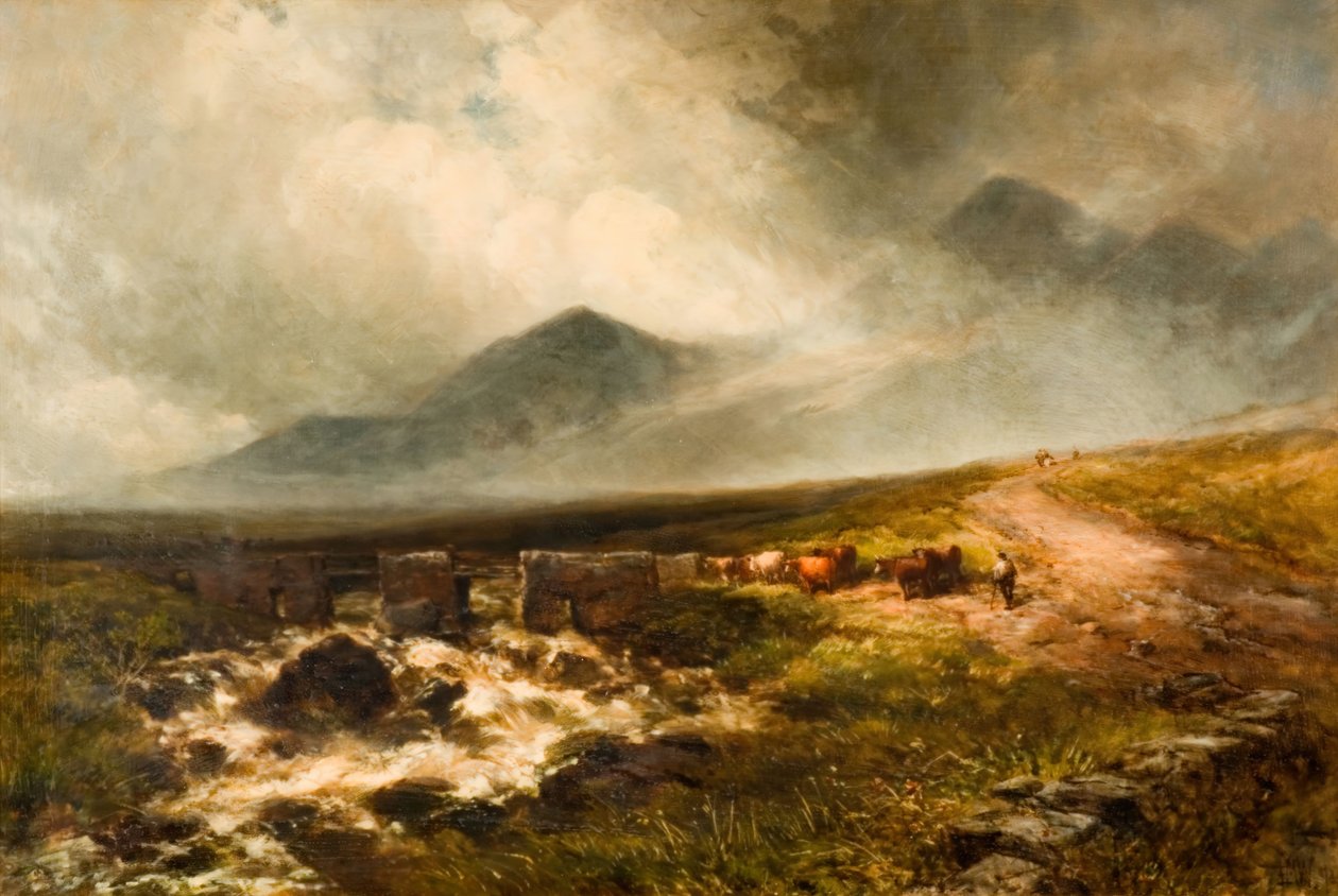 Snowdon, 1894. od Edmund Morison Wimperis