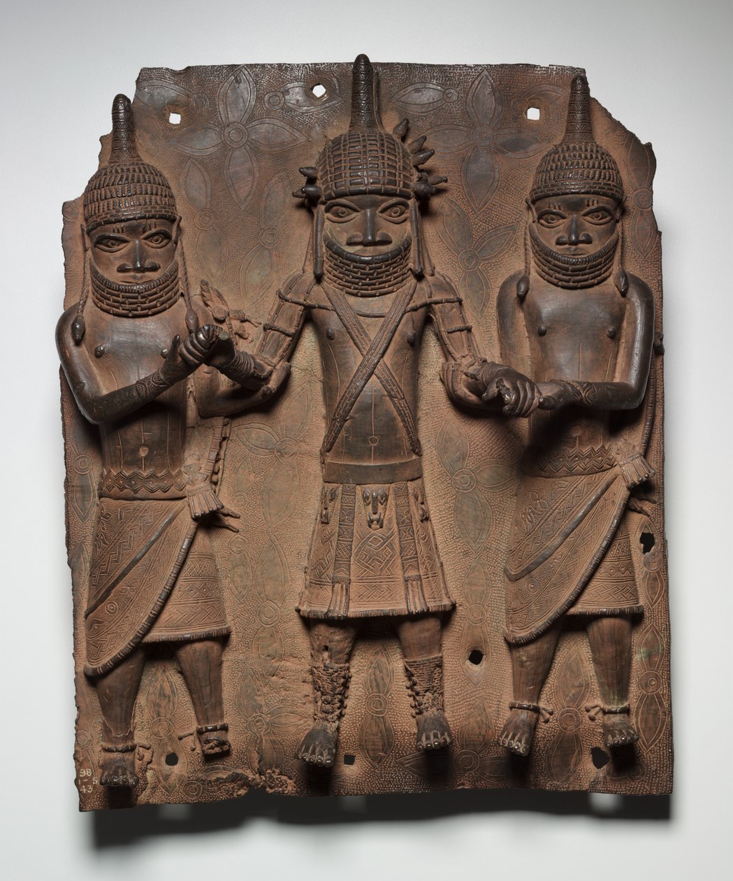 Plaketa, možná 1500-1600s od Edo Culture